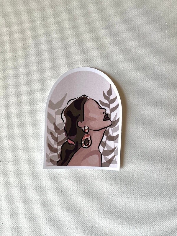 Girl Sticker