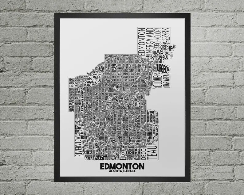 Edmonton Neighbourhood Map