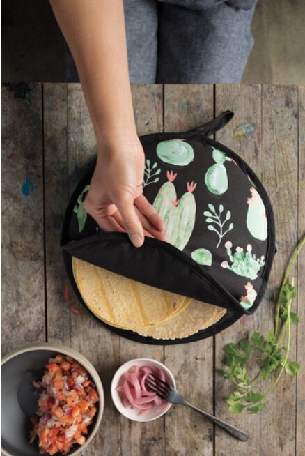 Tortilla Warmer, Design: cacti