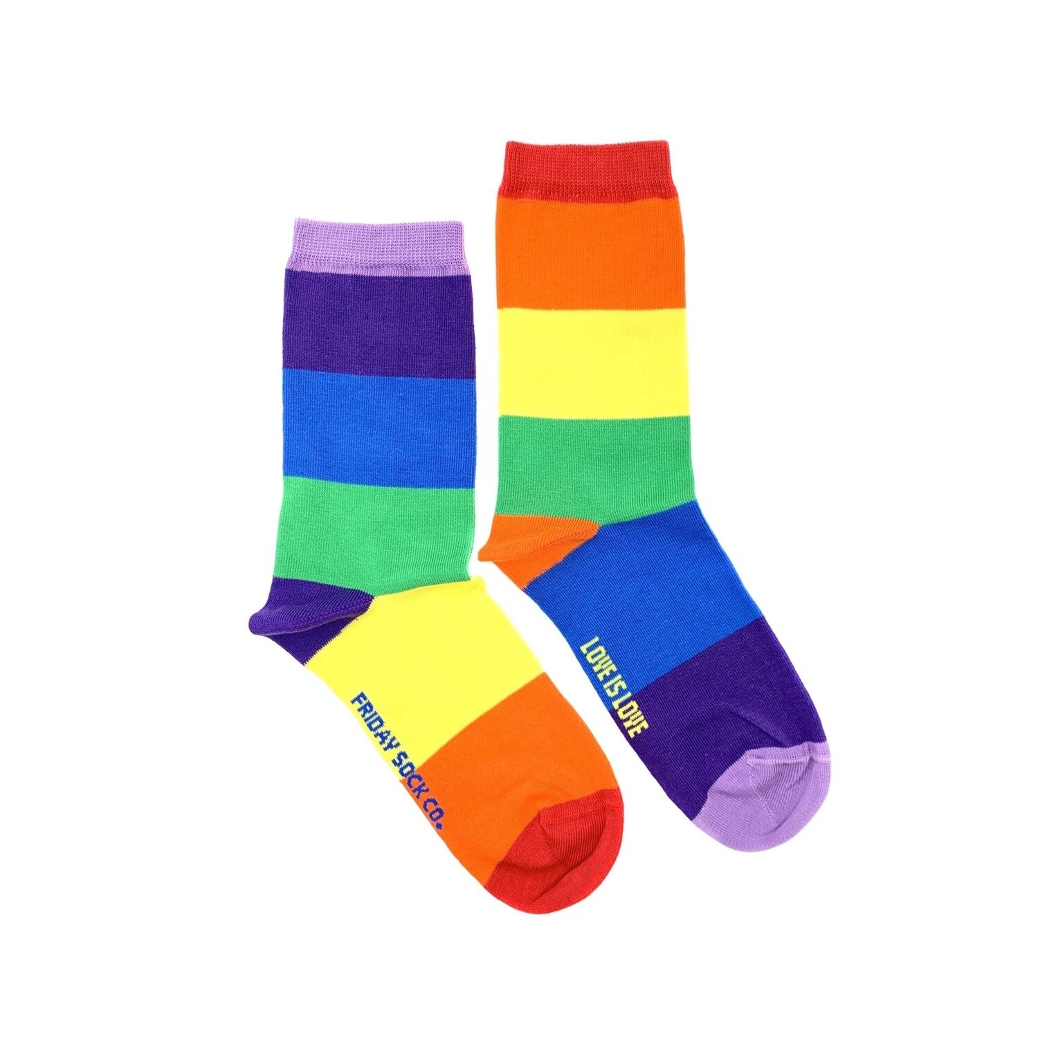 Women&#39;s Love is Love Rainbow Socks