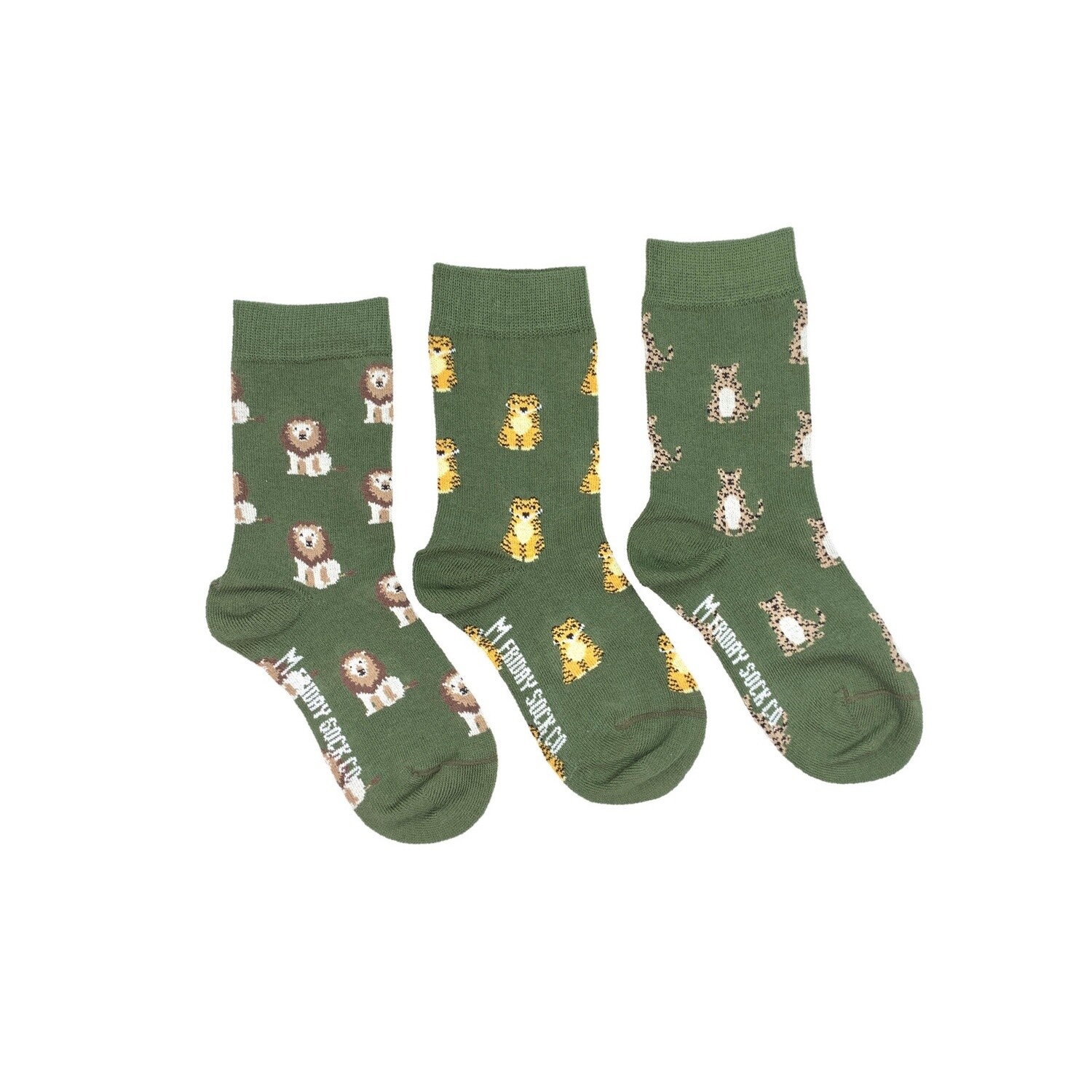 Kid&#39;s Lion, Tiger, &amp; Cheetah Socks