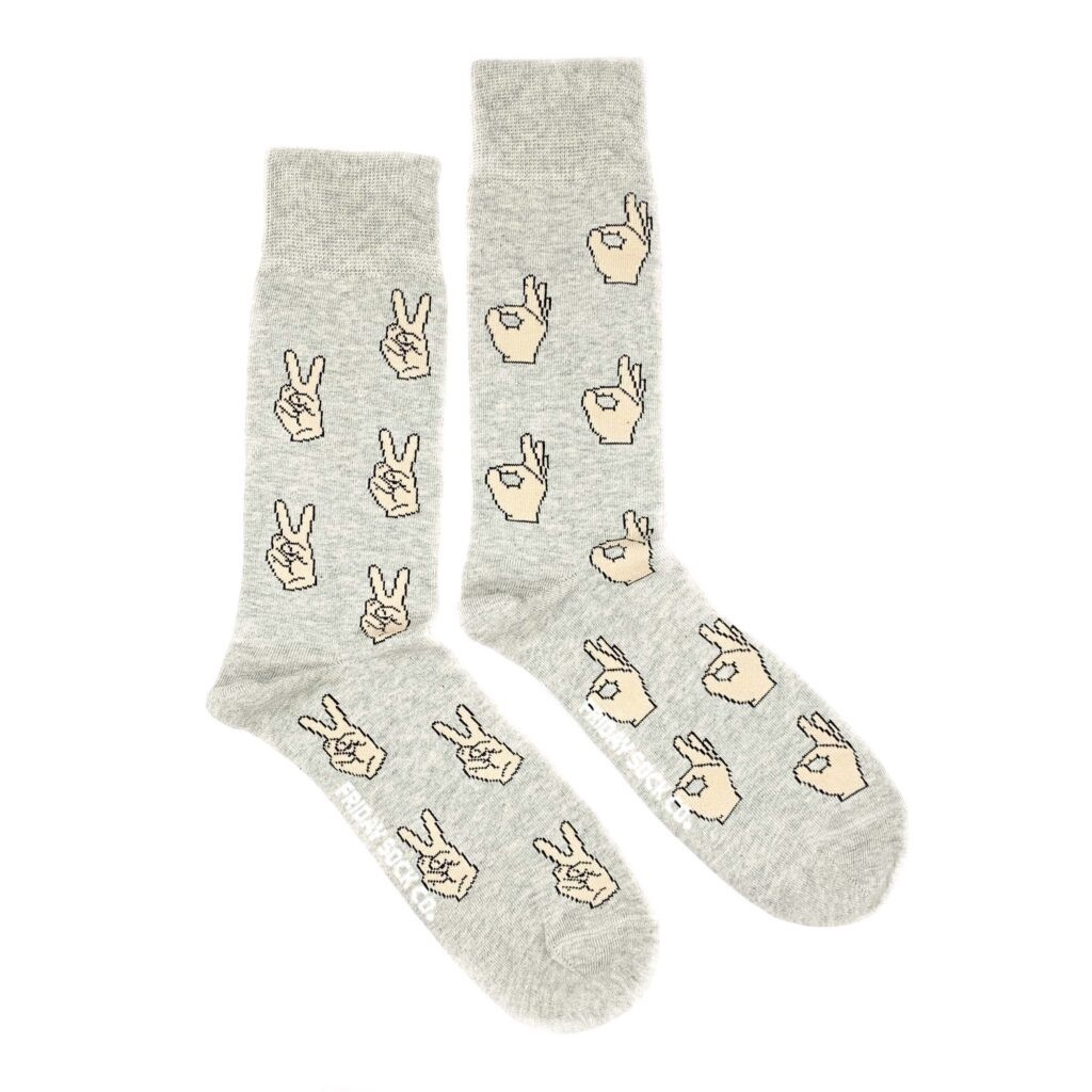 Men&#39;s AOK &amp; Peace Socks