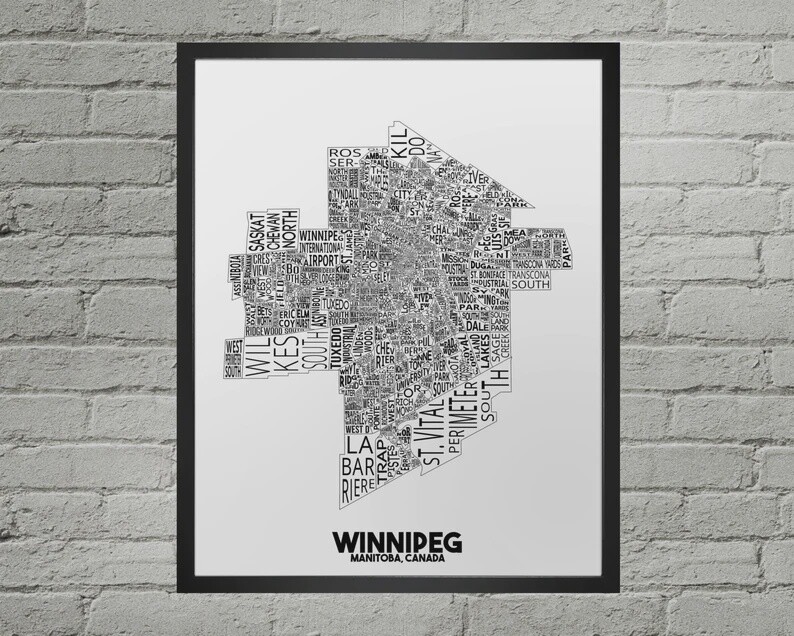 Winnipeg Neighbourhood Map