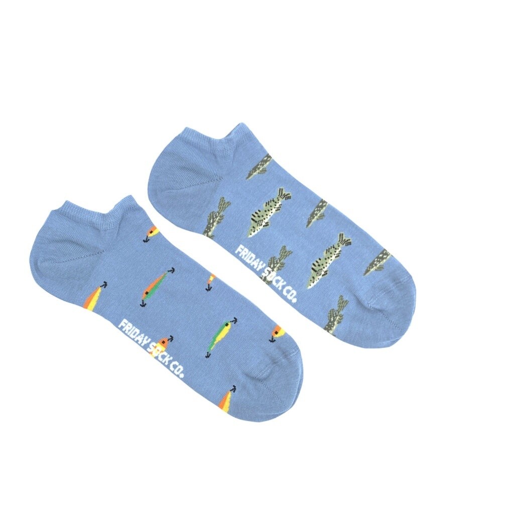 Men&#39;s Fish &amp; Fishing Lure Ankle Socks