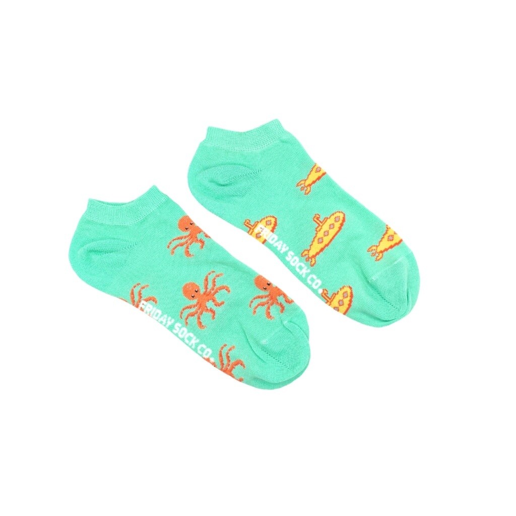 Men&#39;s Submarine &amp; Octopus Ankle Socks