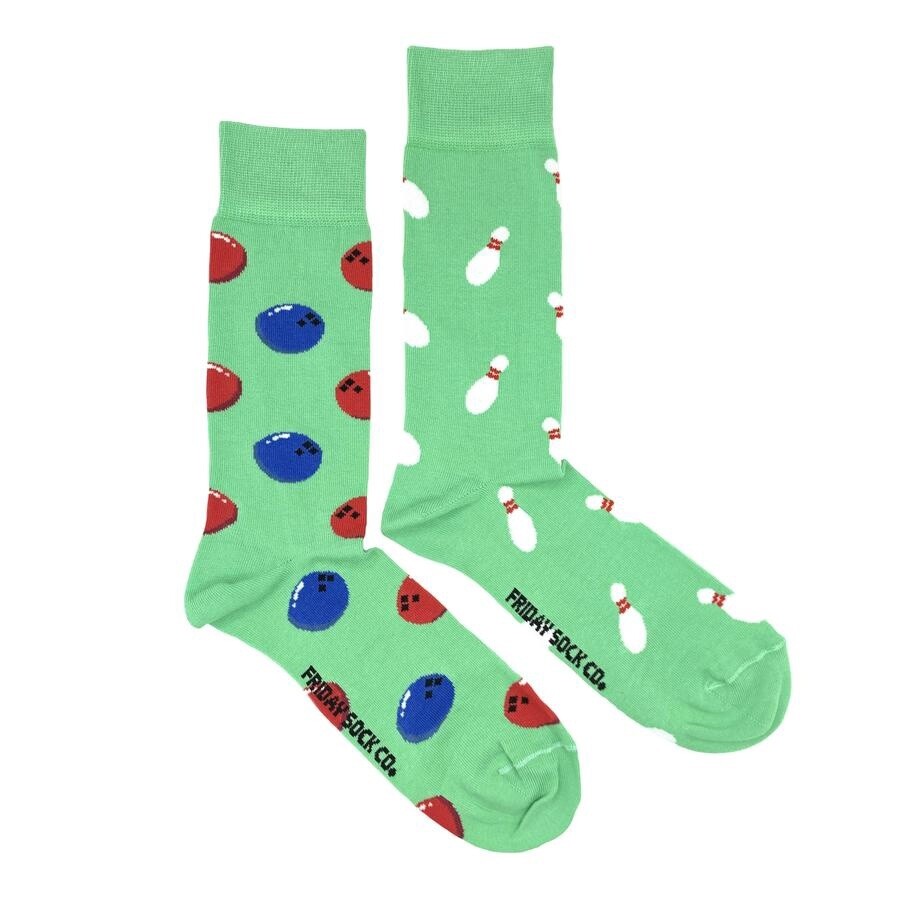 Men&#39;s Bowling Pin &amp; Bowling Ball Socks