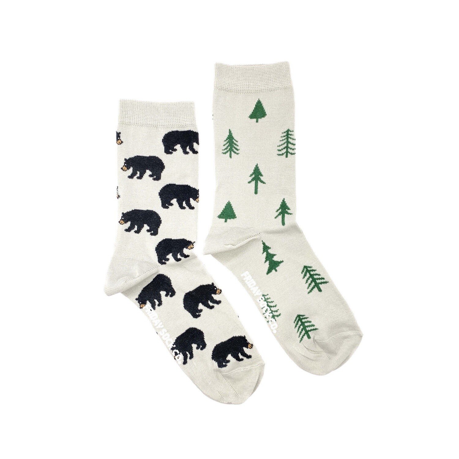 Women&#39;s Bear &amp; Tree Socks