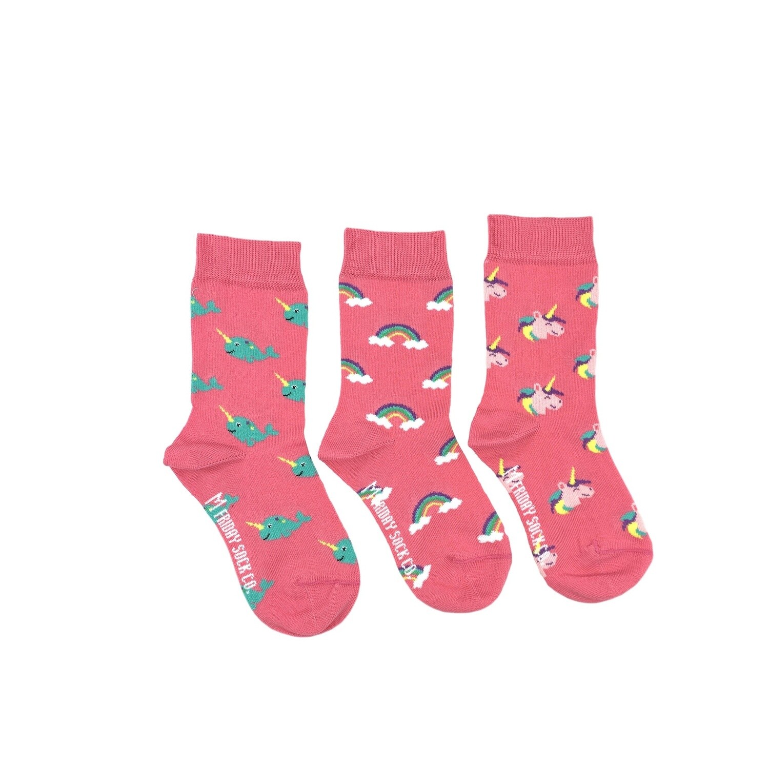 Kid&#39;s Rainbow, Unicorn &amp; Narwhal Socks
