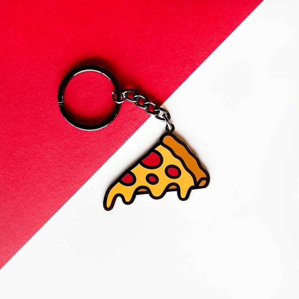 Pizza Keychain