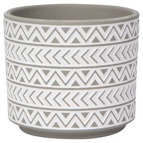 Plant Pot Spark Med, Design: Gray/White