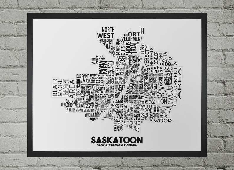 Saskatoon Neighbourhood Map