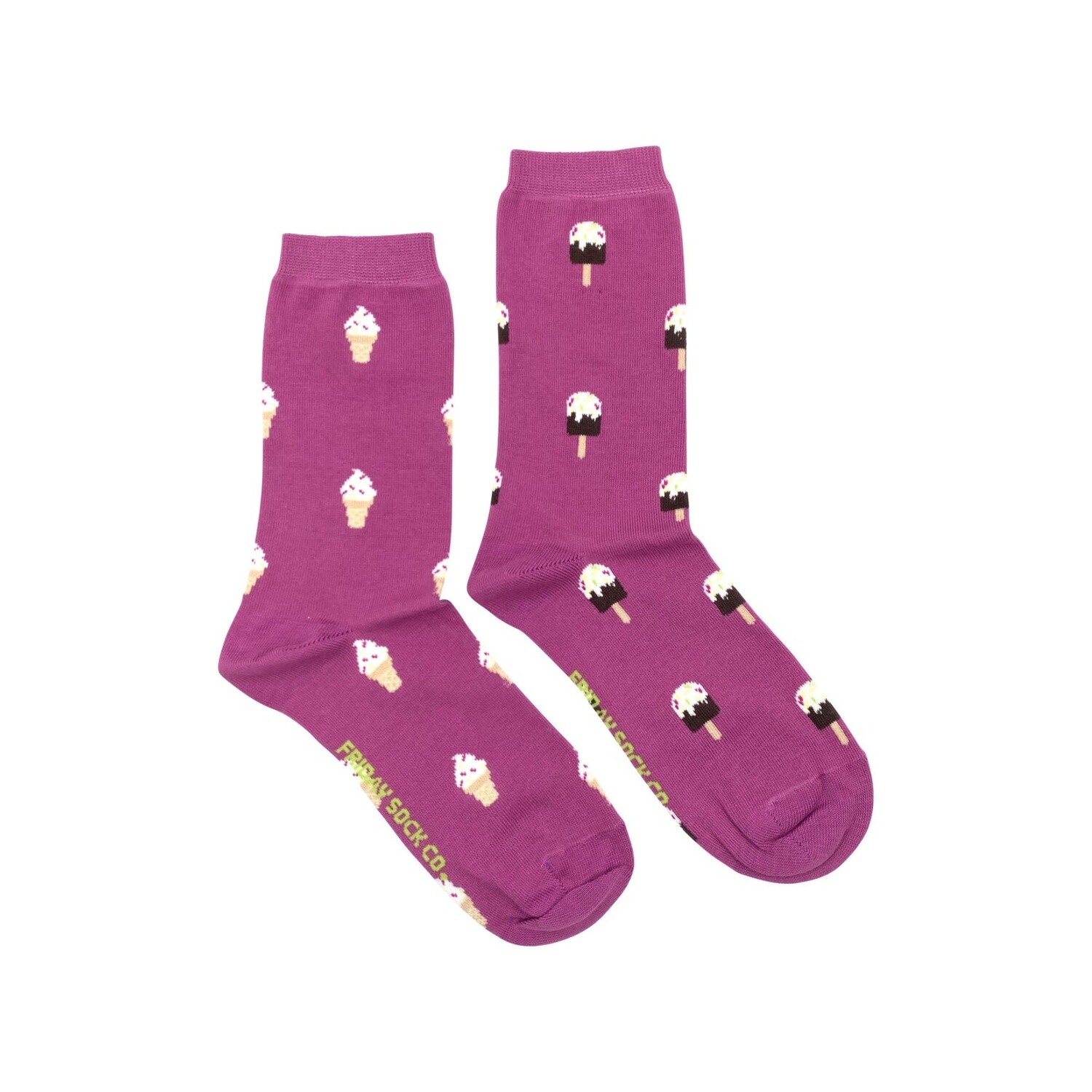 Women&#39;s Purple Popsicle &amp; Ice Cream Socks
