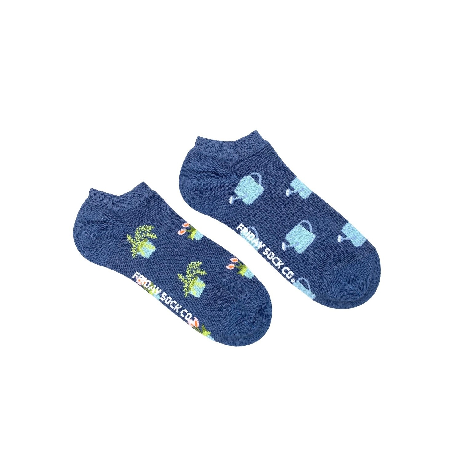 Women&#39;s Plant &amp; Watering Can Ankle Socks