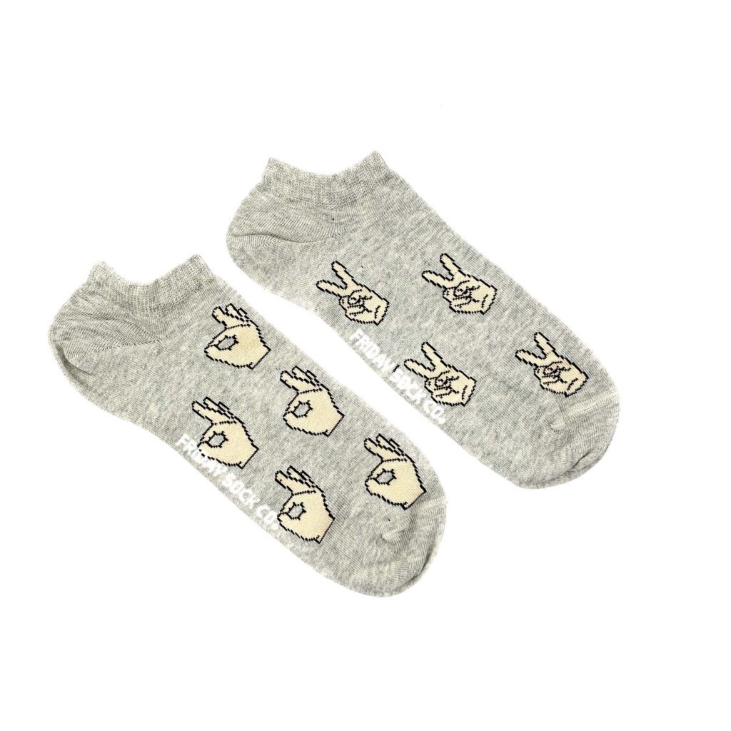 Men&#39;s AOK &amp; Peace Ankle Socks