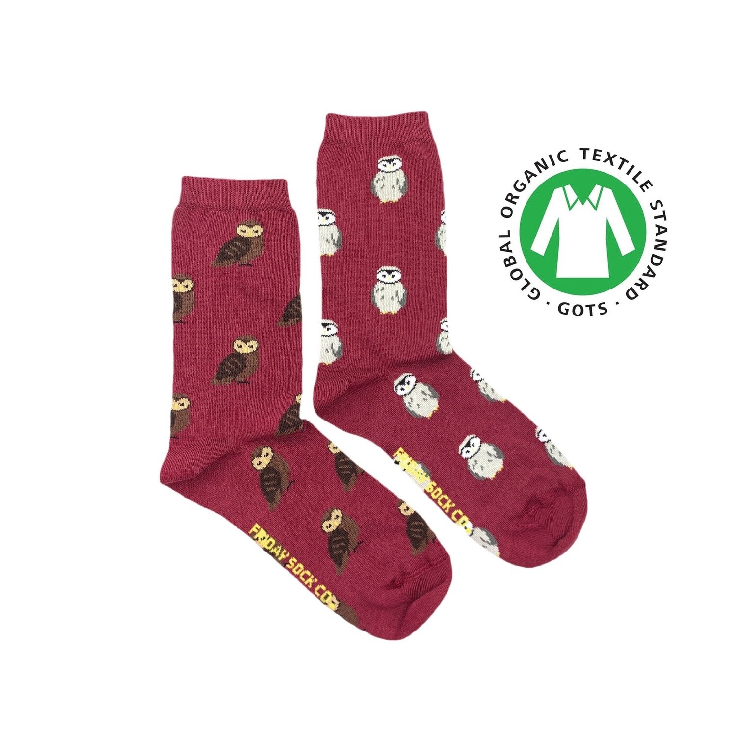 Women&#39;s Organic Cotton Owl Socks