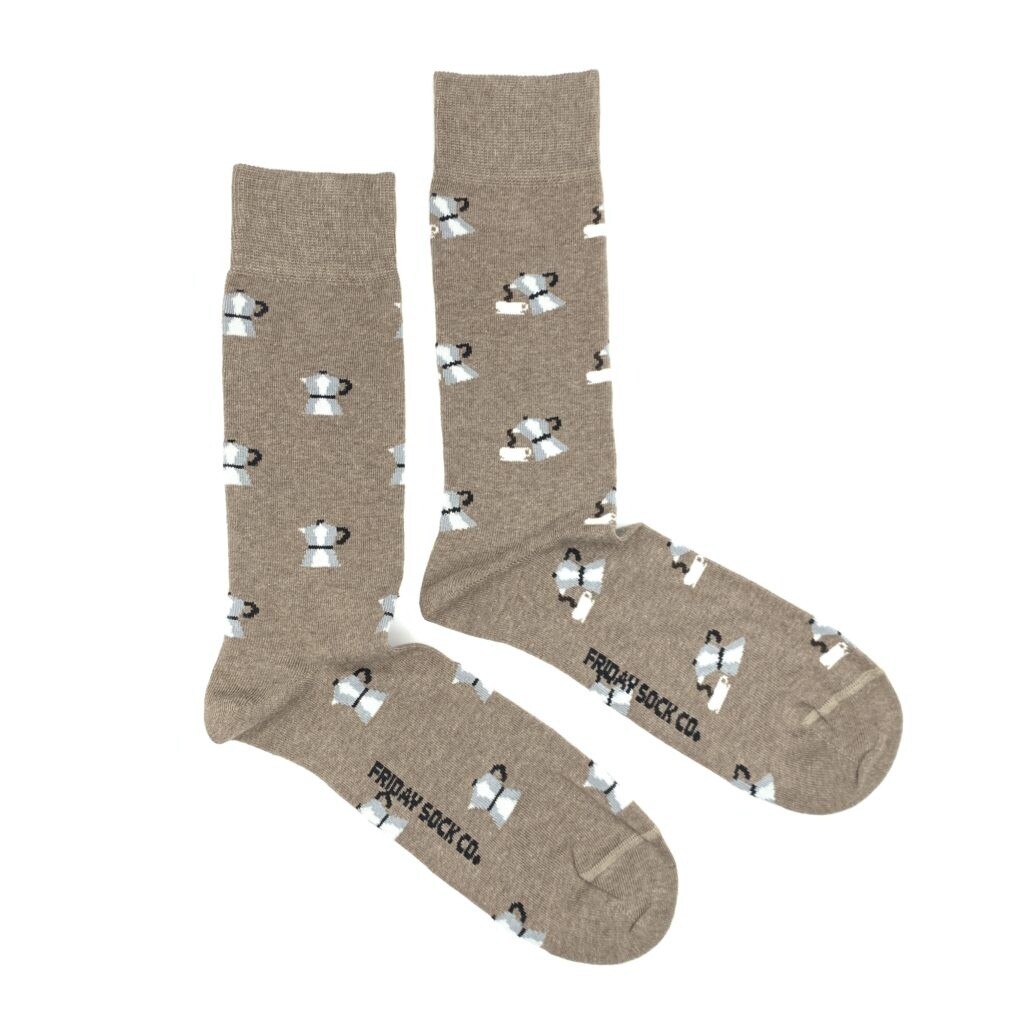 Men&#39;s Moka Pot Coffee Socks