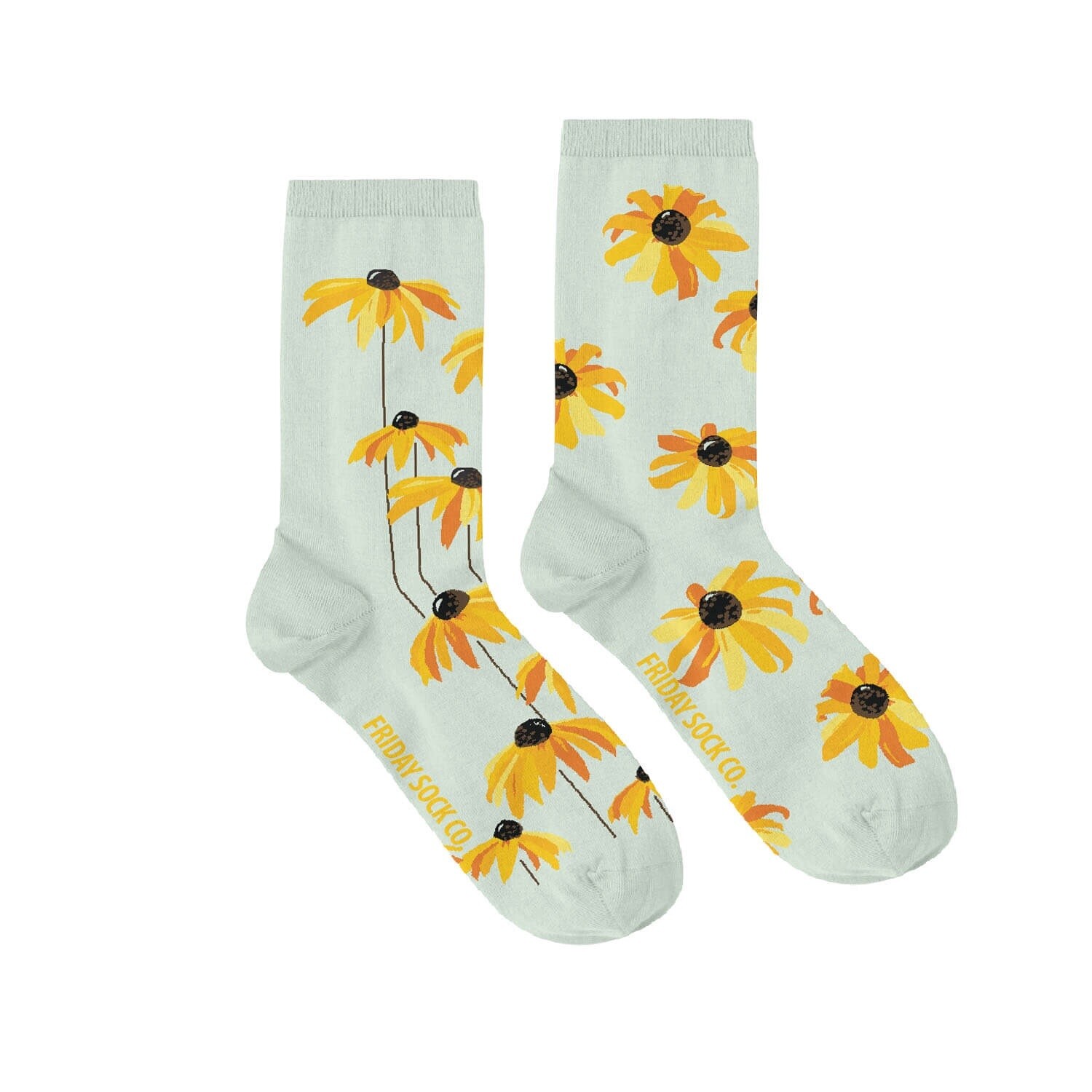 Women&#39;s Black Eyed Susan Floral Socks