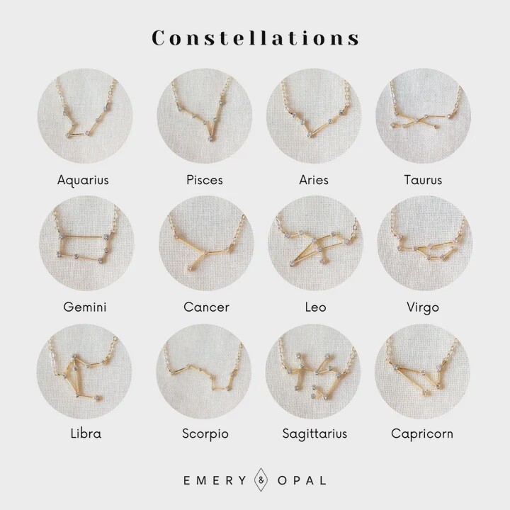 Silver Constellation Necklace