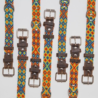 Elko Leather Dog Collar