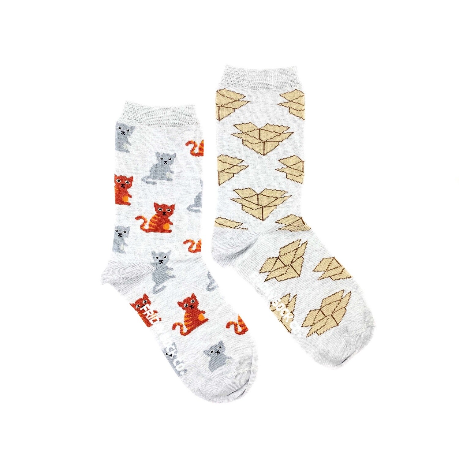 Women&#39;s Cat &amp; Box Socks
