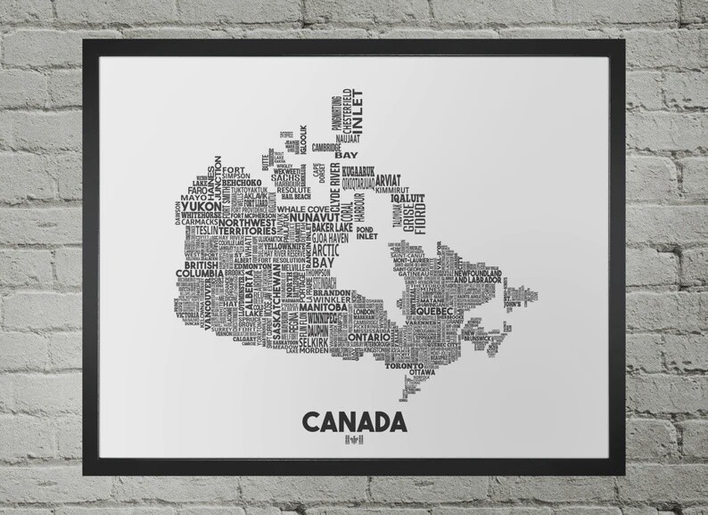 Canada Cities Map