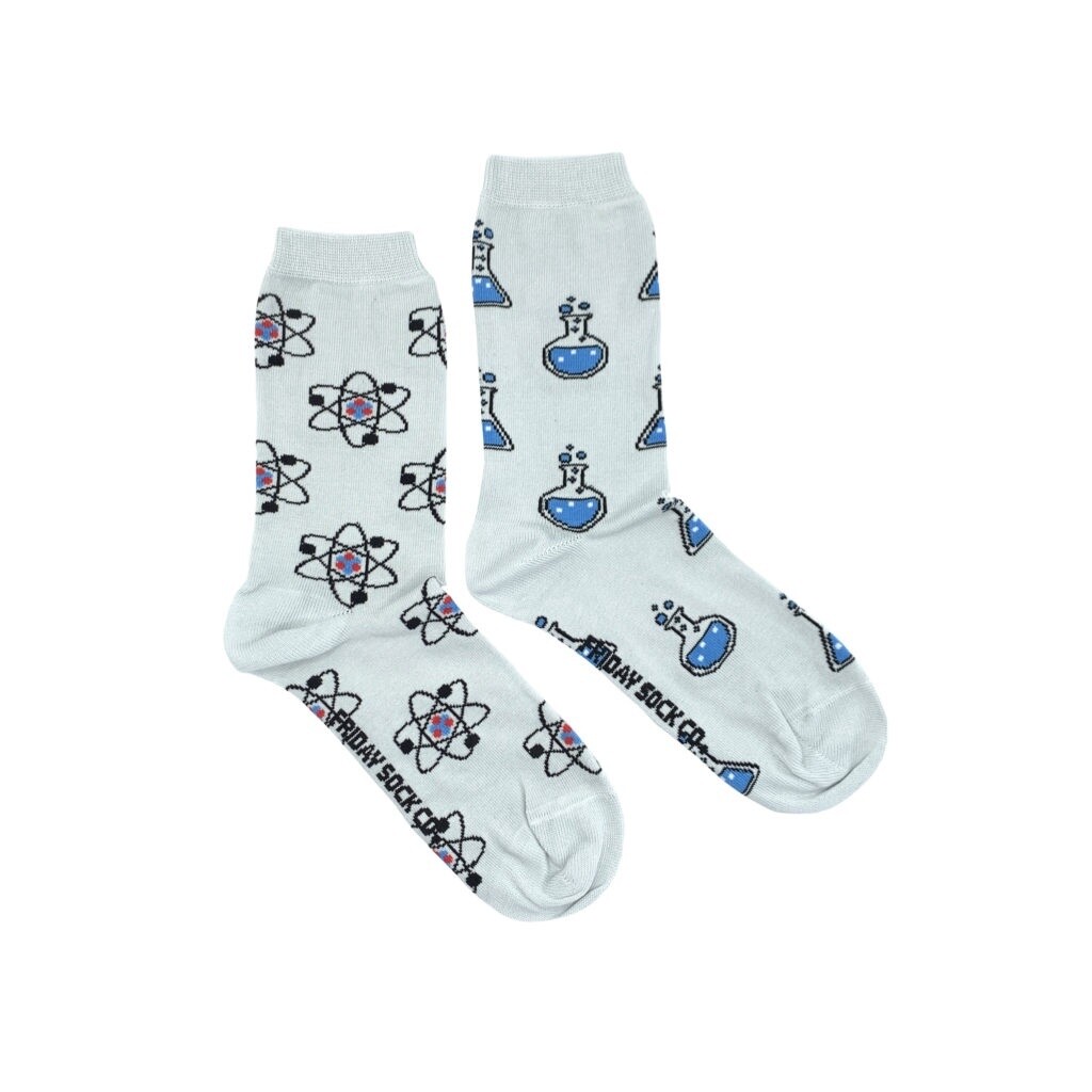 Women&#39;s Atom &amp; Beaker Science Socks