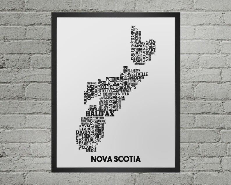 Nova Scotia Cities Map