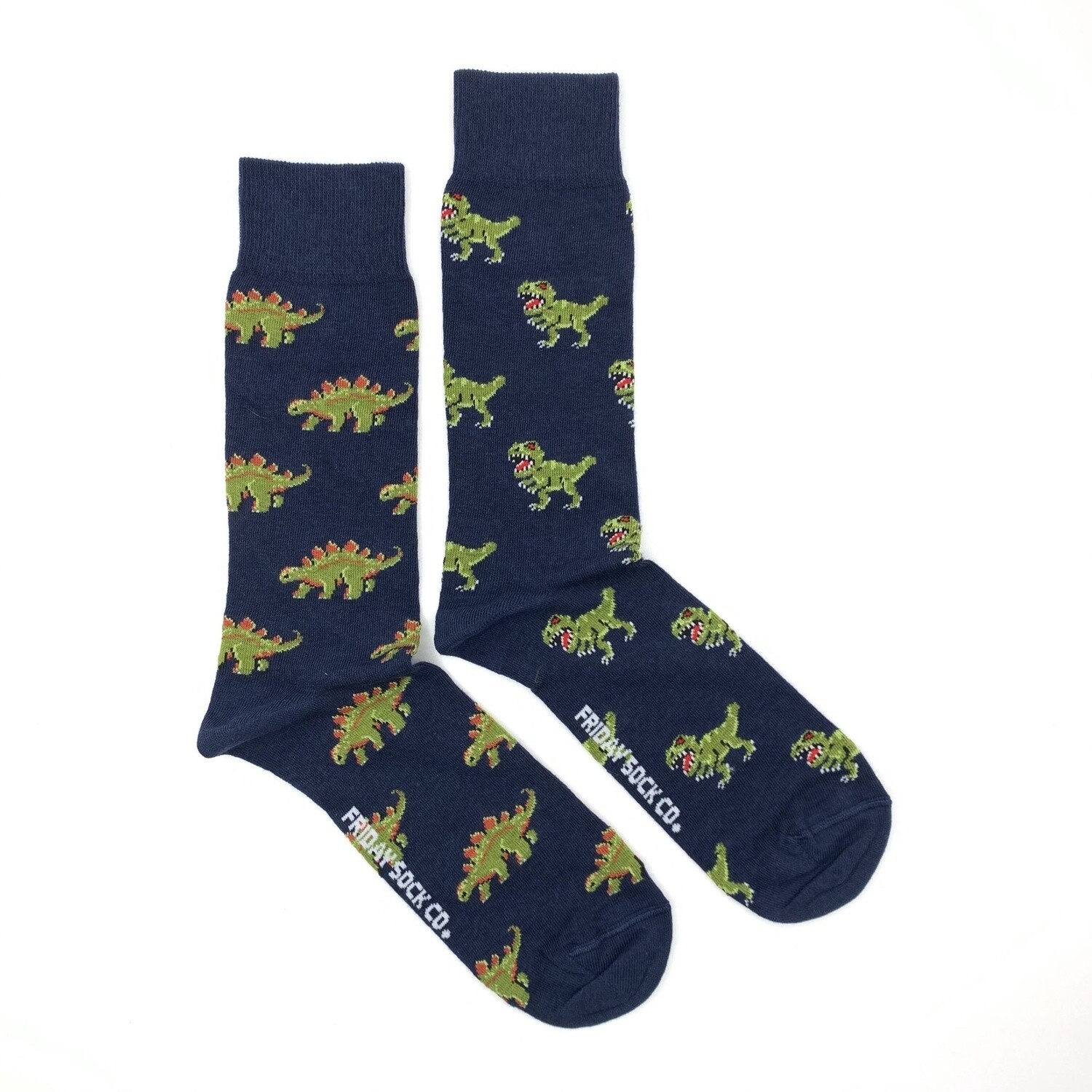 Men&#39;s Green Dinosaur Socks