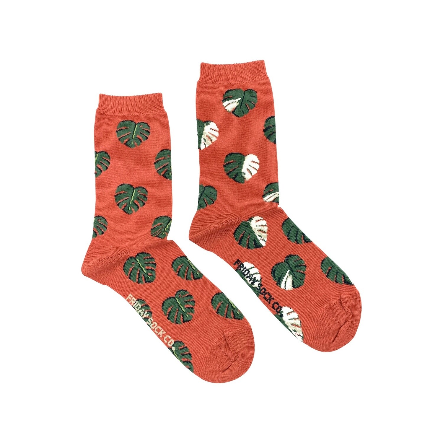 Women&#39;s Monstera Leaf Socks