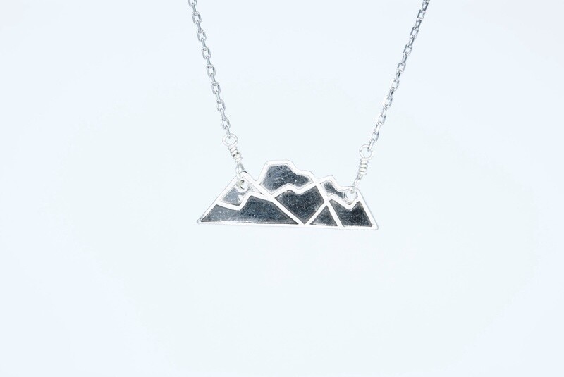 Three Sisters Fernie Mountain Necklace