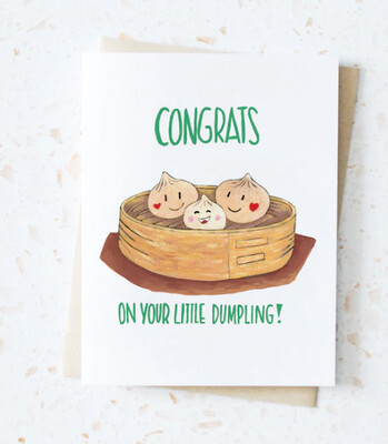 Congrats on Your Little Dumpling Card