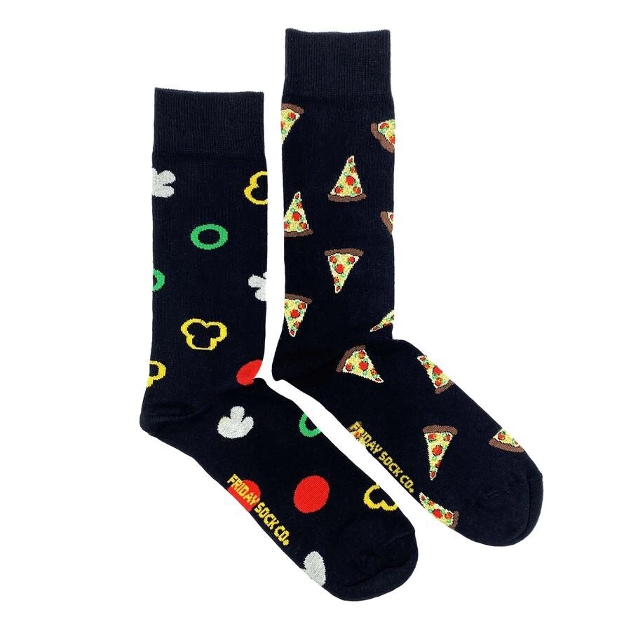 Men&#39;s Orange Pizza Topping &amp; Pizza Socks