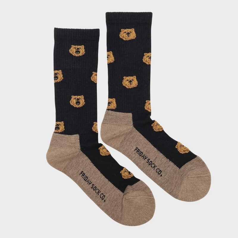 Men's Bear Merino Wool Socks