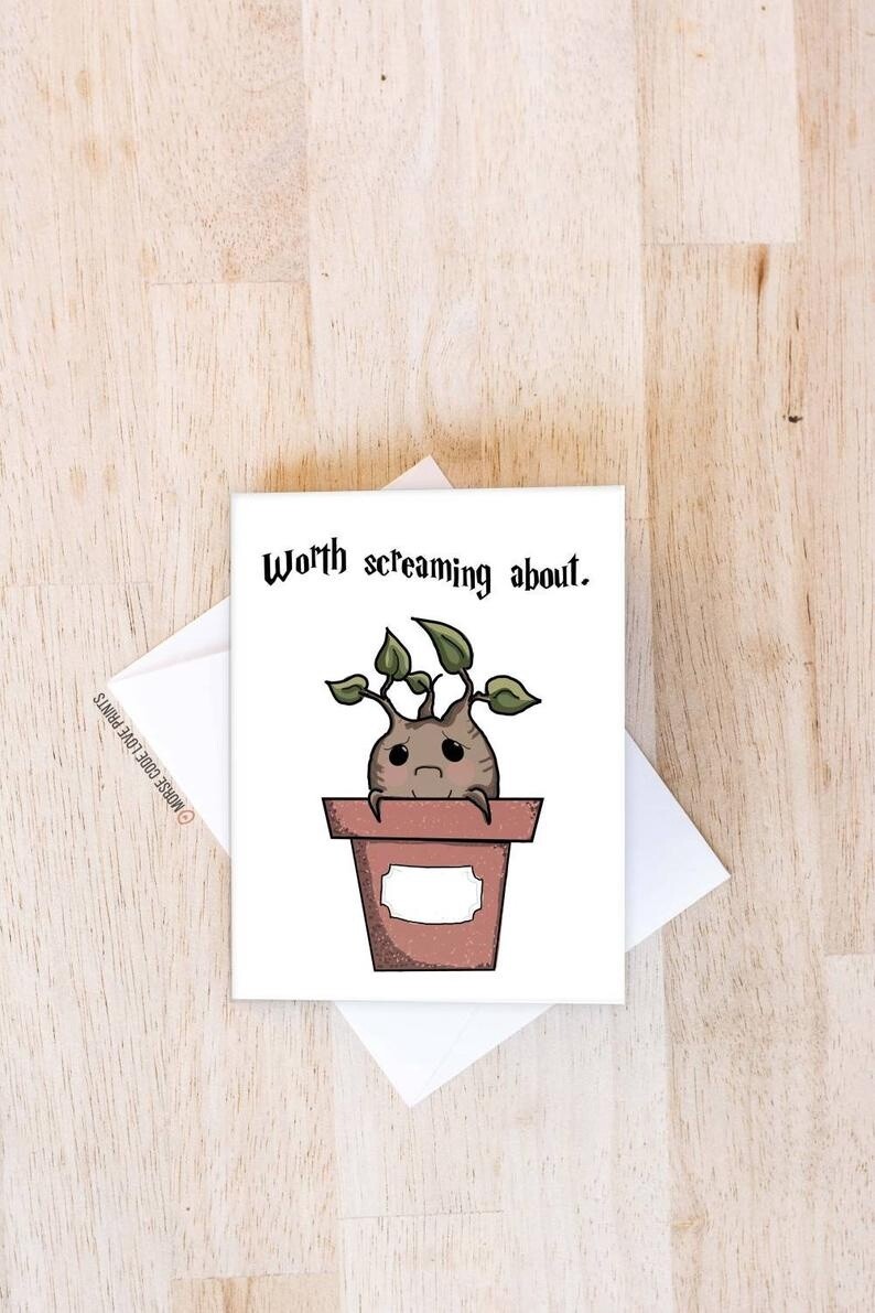 Worth Screaming About (Harry Potter Mandrake Baby)