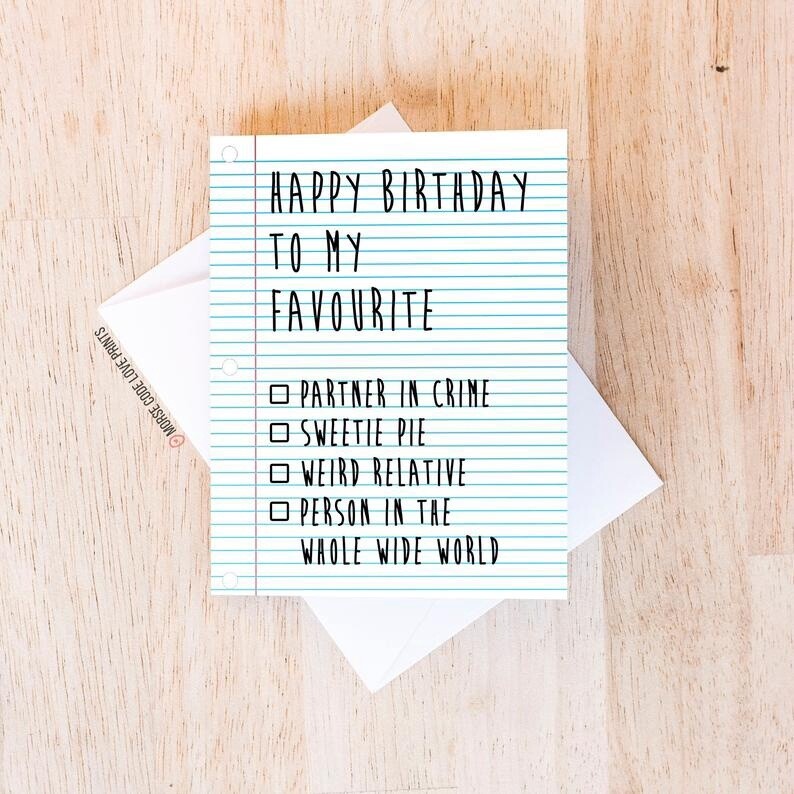 Checkbox Birthday
