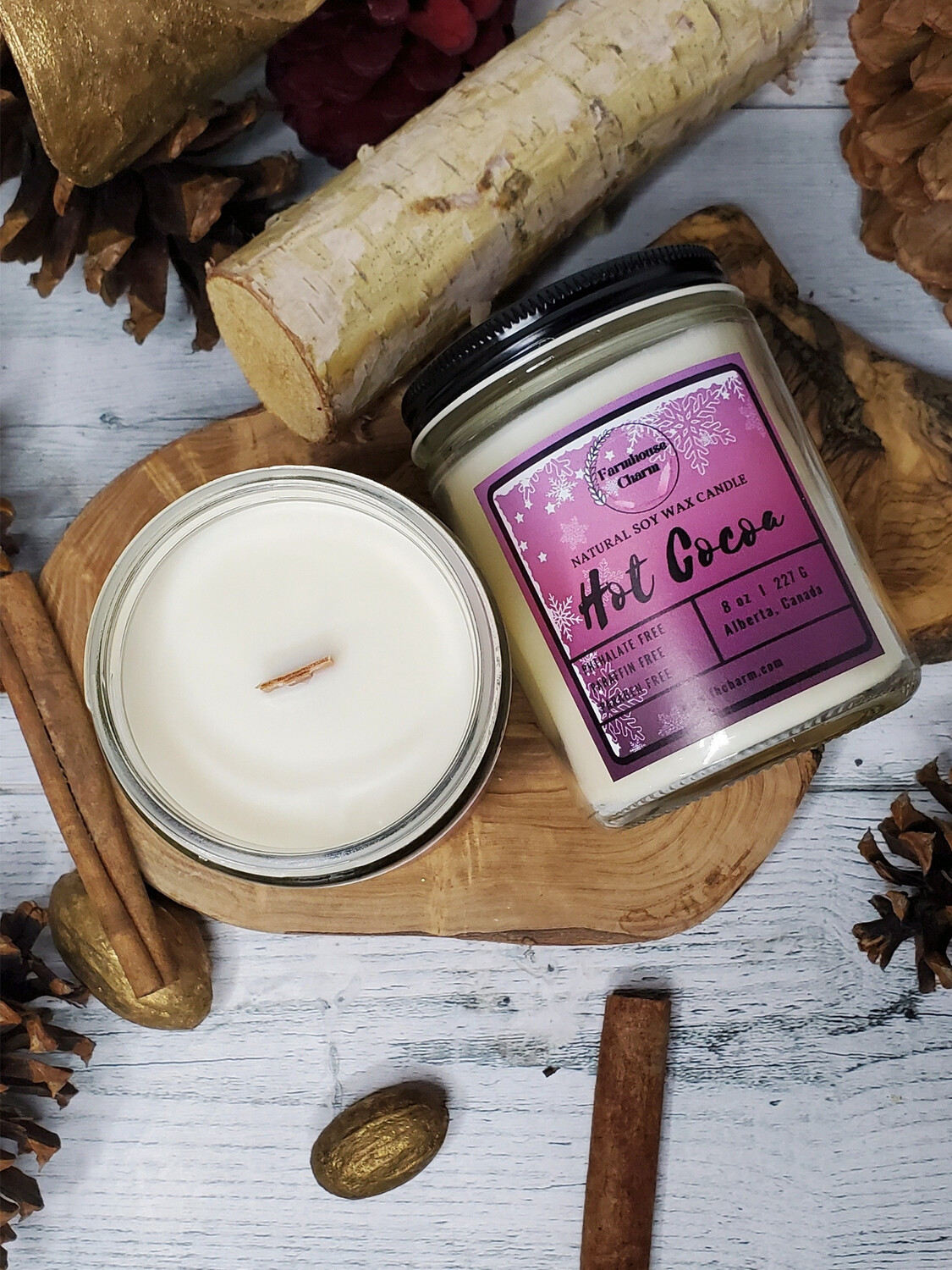 Hot Cocoa Candle