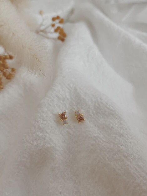 Peaches and Cream Studs
