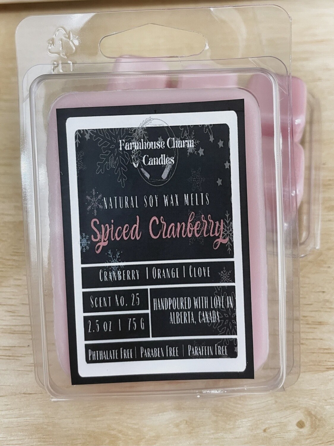Spiced Cranberry Soy Wax Melts
