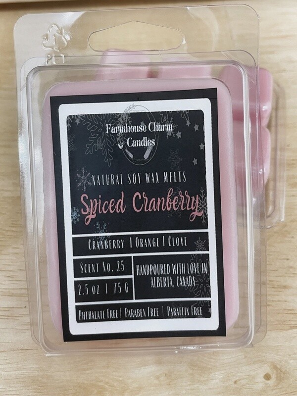 Spiced Cranberry Soy Wax Melts