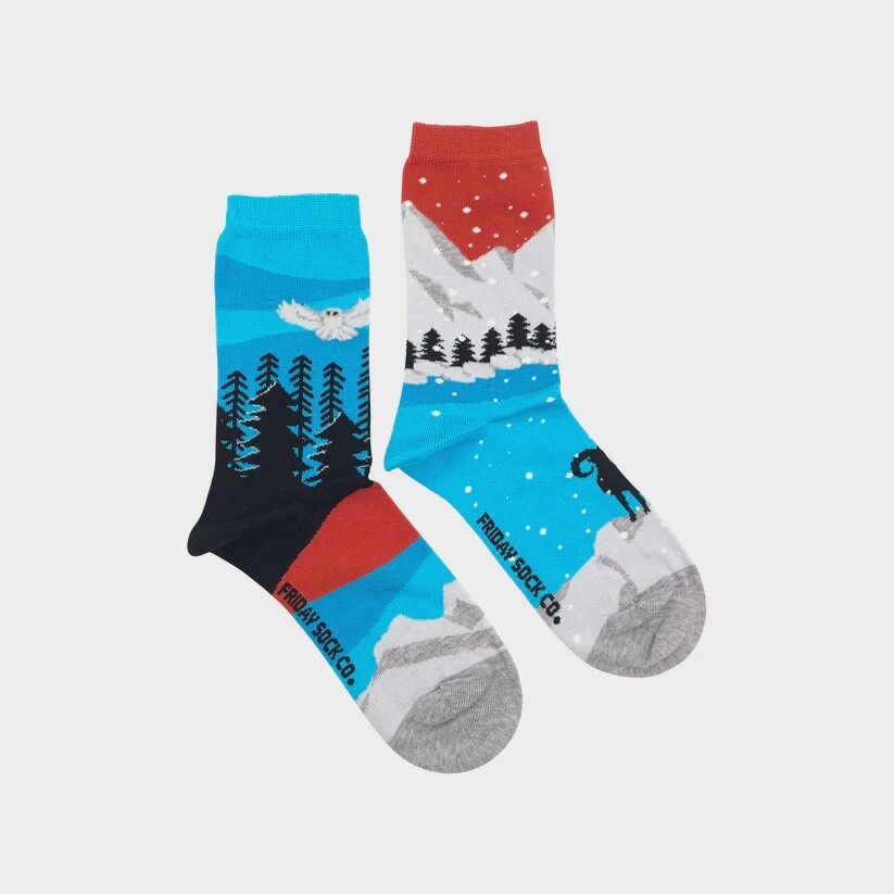 Women&#39;s Rocky Mountains Canadian Landscape Socks