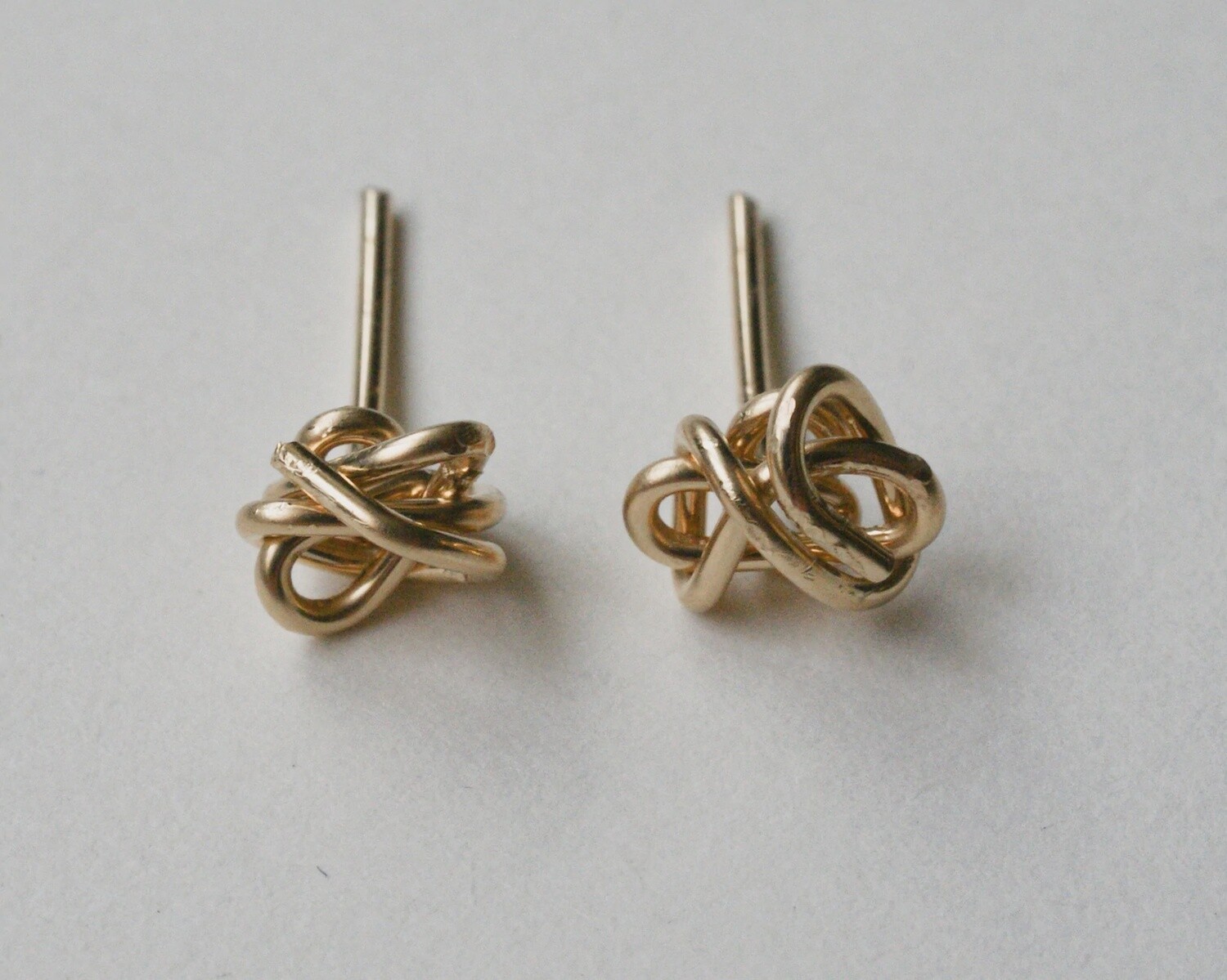 Gold Filled Abstract Flower Studs