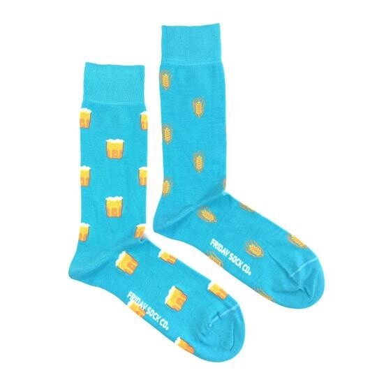 Women&#39;s Turquoise Beer &amp; Barley Sock