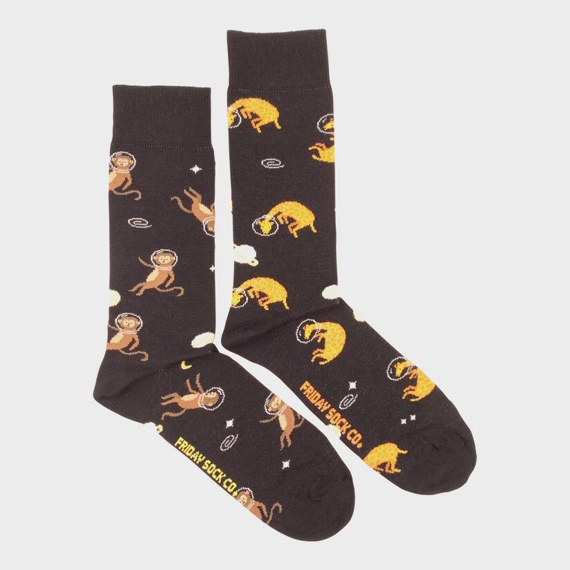 Men&#39;s Animals &amp; Space Helmet Socks