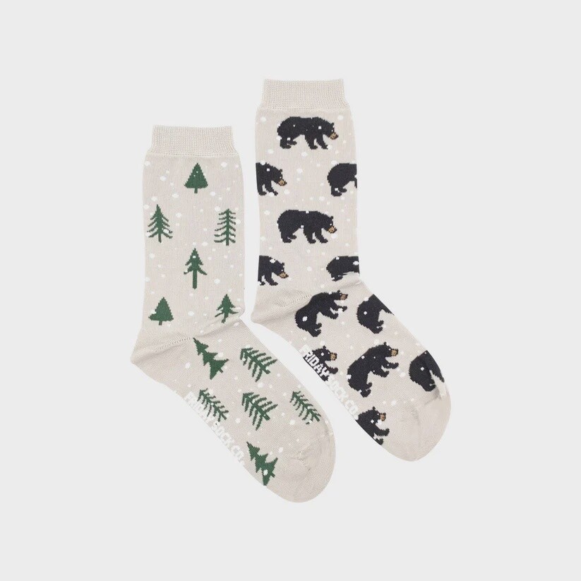 Women&#39;s Limited Holiday Edition Bear &amp; Tree Socks