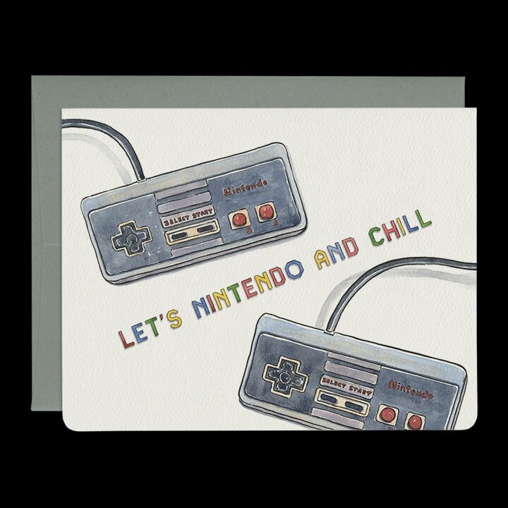 Nintendo and Chill Card
