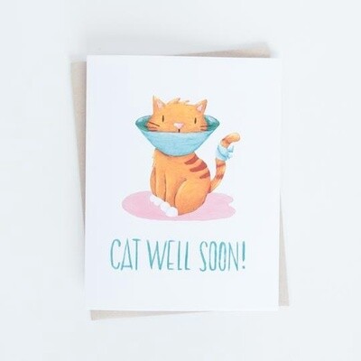 Cat Well Soon Card
