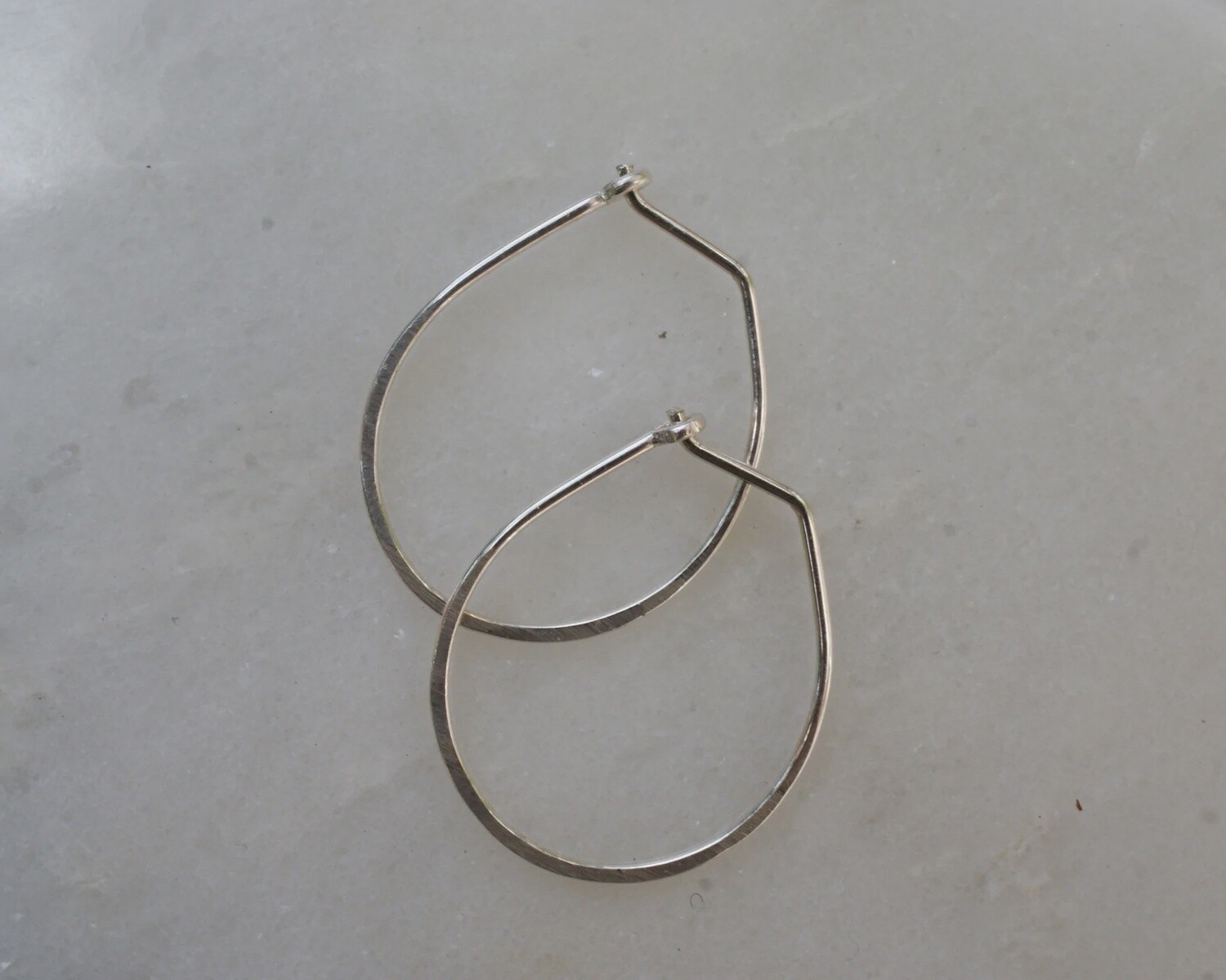 Small Silver Hoops