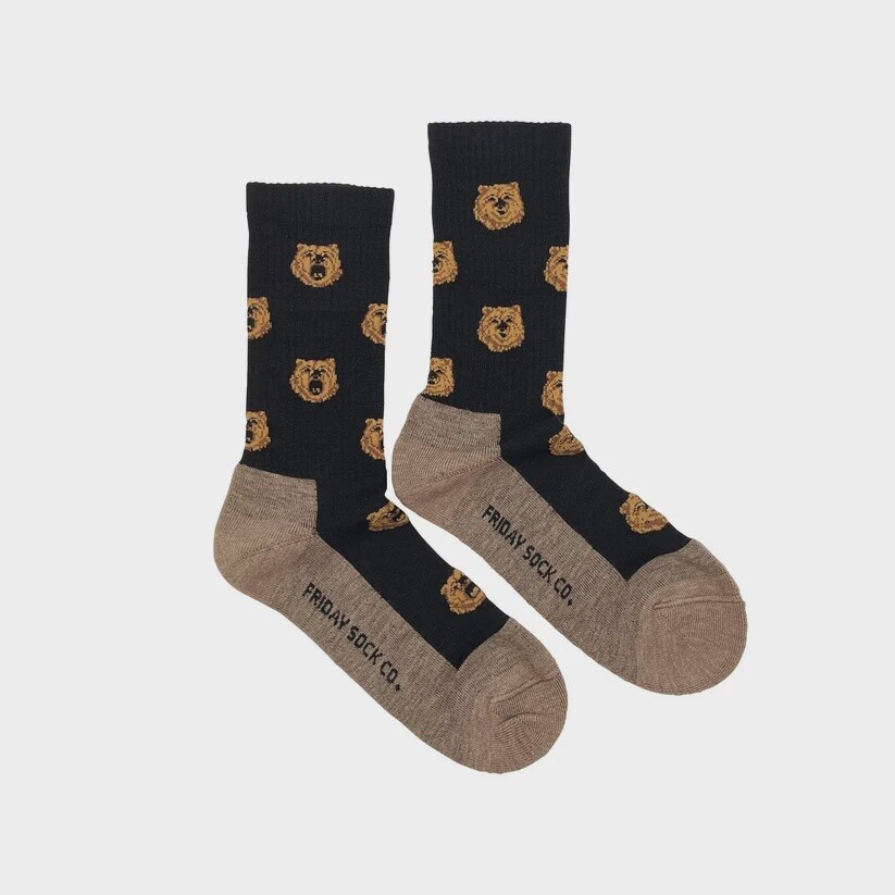 Women&#39;s Bear Merino Wool Socks