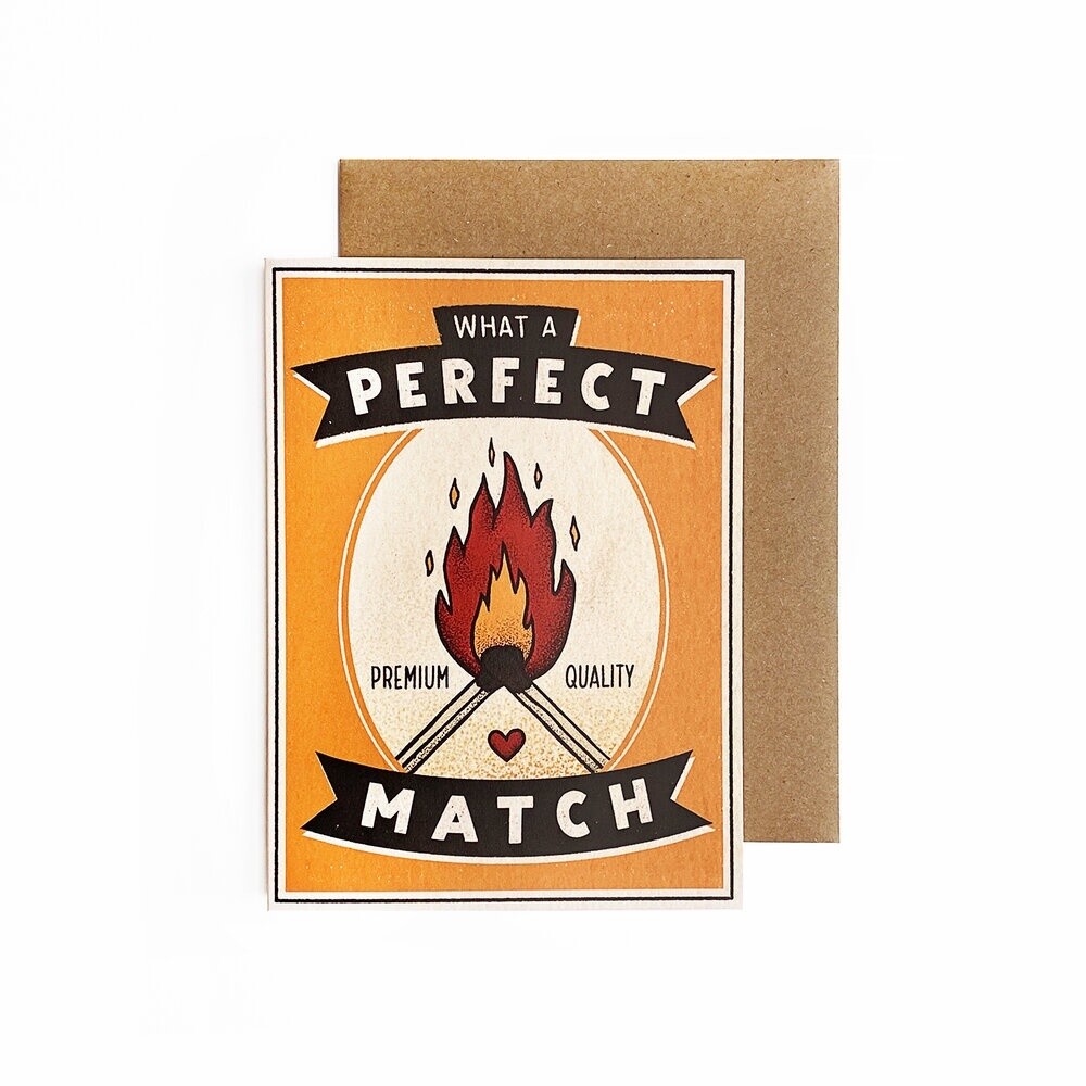 What A Perfect Match Card