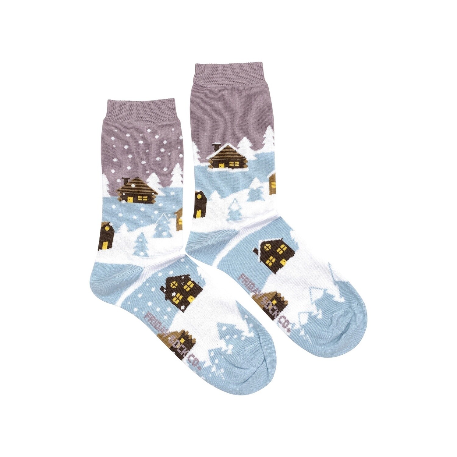 Women&#39;s Snowy Village Socks